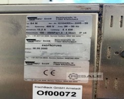 Maschine: WIESHEU B4 M Ladenbacköfen