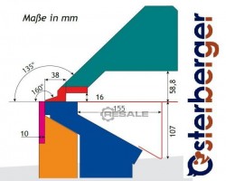 Maschine: OSTERBERGER EAM 3100/1,5-CNC Schwenkbiegemaschinen