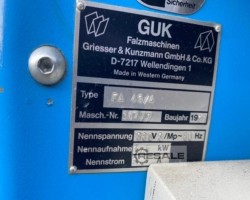 Maschine: GUK FA49/4 Taschenfalzmaschinen