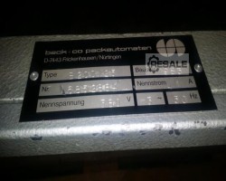 Maschine: BECK S12-24 Weiterverarbeitungsmaschinen