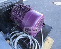 Maschine: BARRATI ATMOS V4-KR Var. 0102 VAKUUMPUMPE MIT GESTELL MIT ANSAUGFILTER