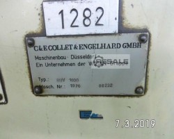 Maschine: COLLET + ENGELHARD BUV 1600 Bohrfräsmaschinen