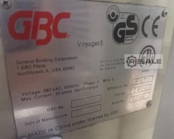 Maschine: GBC Voyager 3 Kaschiermaschinen