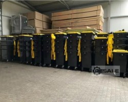 Maschine: WEBER 770l / black / top yellow Müllcontainer MGB Müllgroßbehälter