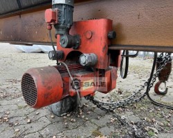 Maschine:  3,2 to 19m Hallenkran Kranbrücke