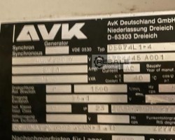 Maschine: MTU 8V4000 Notstromaggregate