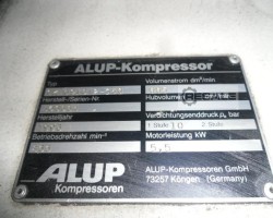 Maschine: ALUP CK091012 Kolbenkompressor