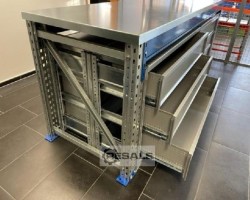 Maschine: SSI SCHäFER PR 600/ 2900 x 800 x 940 mm Werkbank