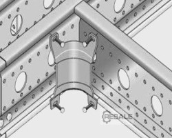 Maschine: SSI SCHäFER 90° Sigma 300 mm Bühnenträger