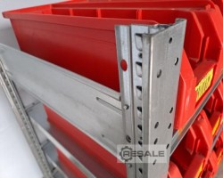Maschine: DEXION Regallänge: 1.340 mm Kommissionierregal Komissioniertisch Kistenregal