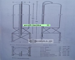 Maschine: REICH TANK Polyester-Silo P404 GFK-Silo 50.000 L mit Unterfahrgestell