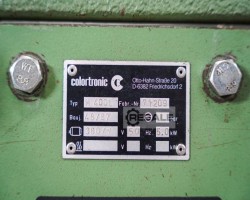Maschine: COLORTRONIC M400L Granulatoren