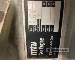 Maschine: MTU 8V4000 L63 (GB849N5) Blockheizkraftwerke (BHKW)