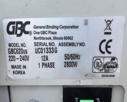 Maschine: GBC 620 OS Kaschiermaschinen