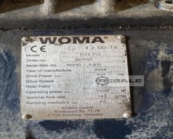 Maschine: WOMA 550Z-250 M Twinjet , electr. Z-250 M Twinjet , electric motor