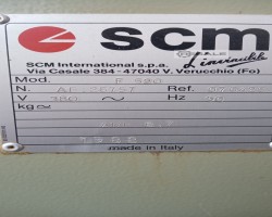 Maschine: SCM F520 Abrichthobelmaschinen