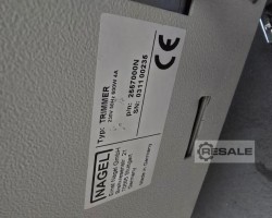 Maschine: ERNST NAGEL Foldnak 8/SP Plus Online/Trimm Broschürenfertigungsmaschinen