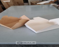 Maschine:  Hamburger Lunch Box Becherverpackungsmaschine Verpackung Klebemaschine