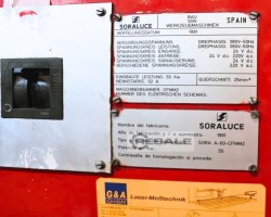 Maschine: SORALUCE A-60 Bettfräsmaschinen