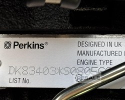 Maschine: PERKINS 60kVA / 48kW Diesel Generator Dieselgeneratoren
