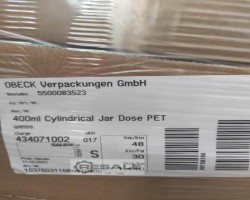 Maschine: OBECK PET DOSEN 400 ml Becherfüllmaschinen