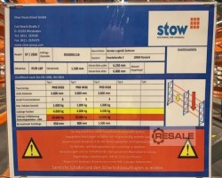 Maschine: STOW 25m Pal Rack 6m height 4 levels Palettenregale