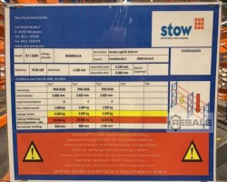 Maschine: STOW 21,6m Pal Rack 6m height 7 levels Palettenregale
