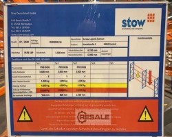 Maschine: STOW 21,6m Pal Rack 6m height 4 levels Palettenregale