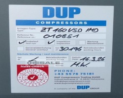 Maschine: ATLAS COPCO ZT160VSDFF Schraubenkompressor