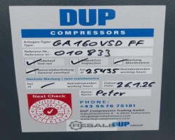 Maschine: ATLAS COPCO GA160VSD+FF 