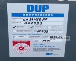 Maschine: ATLAS COPCO GA37VSDFF 