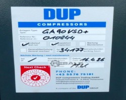 Maschine: ATLAS COPCO GA90VSD+ 