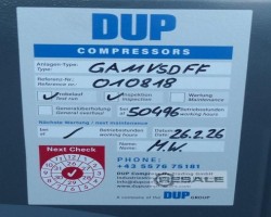 Maschine: ATLAS COPCO GA11VSDFF 
