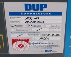 Maschine: ATLAS COPCO FX10 