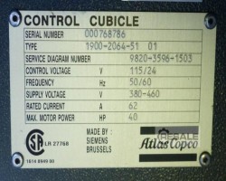 Maschine: ATLAS COPCO GA18VSDFF 