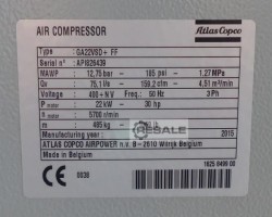 Maschine: ATLAS COPCO GA22VSD+FF 
