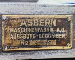 Maschine: ASBERN Radierpresse HKI 231 