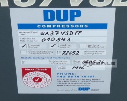 Maschine: ATLAS COPCO GA37VSDFF 