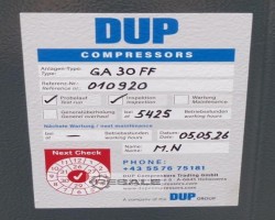 Maschine: ATLAS COPCO GA30FF 
