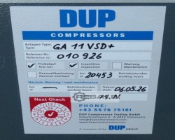 Maschine: ATLAS COPCO GA11VSD+ 