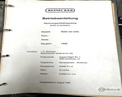 Maschine: REINECKER WALTHER HAAS WZS 50 CNC Werkzeugschleifmaschinen