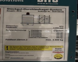 Maschine: BITO Stückgut-Durchlaufregal Durchlaufregale