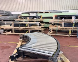 Maschine: VANDERLANDE Förderkurve 70 Grad with Antr. Rollenbahnkurve, Kurvenförderer