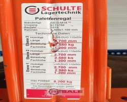 Maschine: SCHULTE LAGERTECHNIK S610-M18 Palettenregale