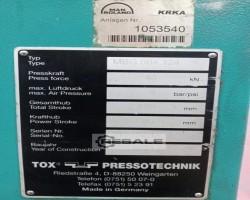 Maschine: TOX PRESSOTECHNIK MBG 004.124 Pressen