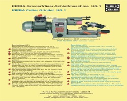 Maschine: KIRBA UG1 Fräserschleifmaschinen