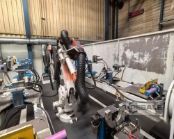 Maschine: ABB Cloos GLC 503 Quinto Stationen Schweißroboterzelle