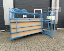 Maschine: KOCH Abm.: 2705x1150x1890 mm / blau Corlette Transportwagen Rollwagen Gestell