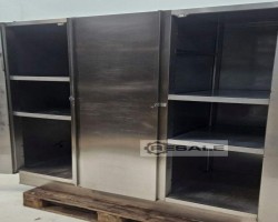 Maschine:  1800 x 1500 x 670 mm Edelstahlschrank