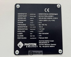 Maschine: PHOTON ENERGY CEPHEUS Mark12-Piko Laser-Beschriftungsmaschinen